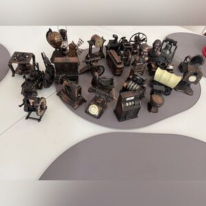 Vintage Pencil Sharpener Miniature Die Cast Metal Lot of 28